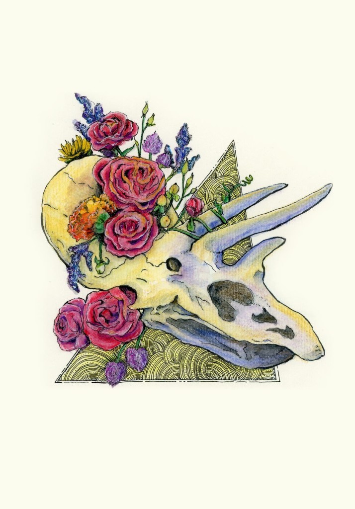 DinosaurFlowerSkull