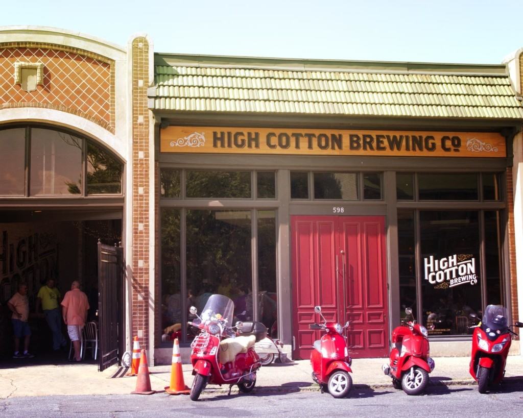 Red Vespas at High Cotton Brewery