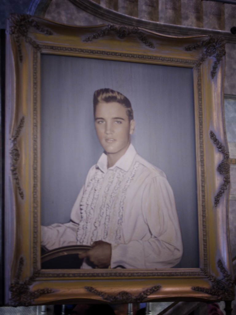 Portrait of Elvis at Graceland